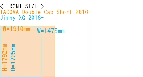 #TACOMA Double Cab Short 2016- + Jimny XG 2018-